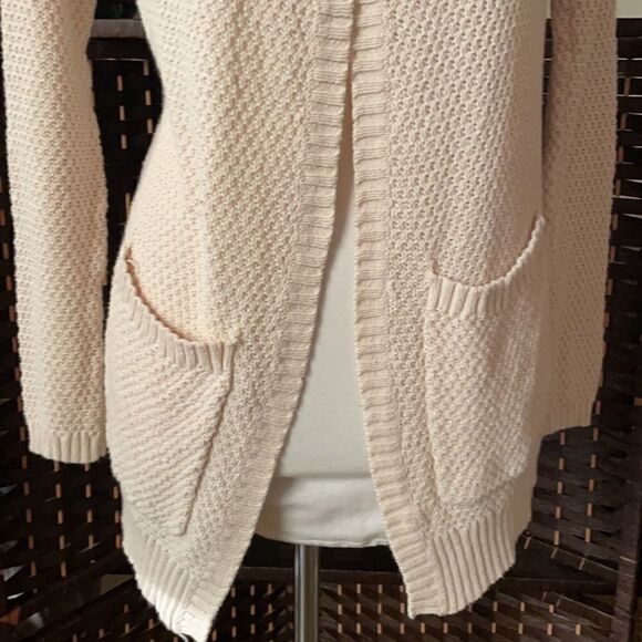 BDG Urban Outfitters Long Cream Knit “London”Cardigan w/Pockets (XS) - Picture 11 of 16
